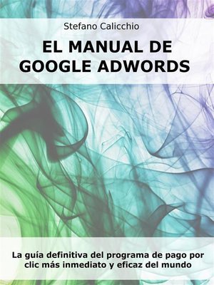 cover image of El manual de Google Adwords